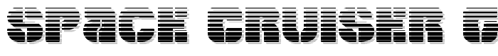 Space Cruiser Gradient font